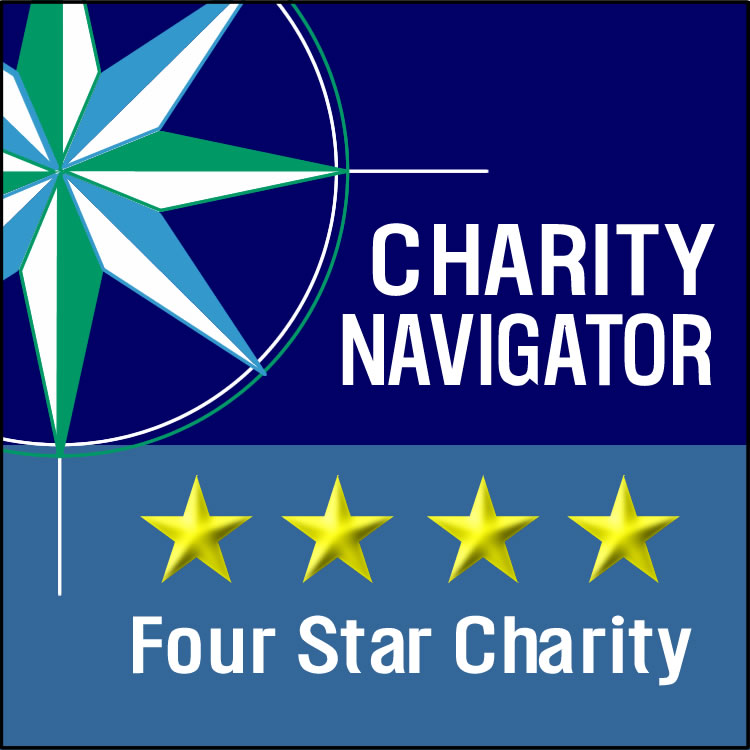 4-star rating on Charity Navigator