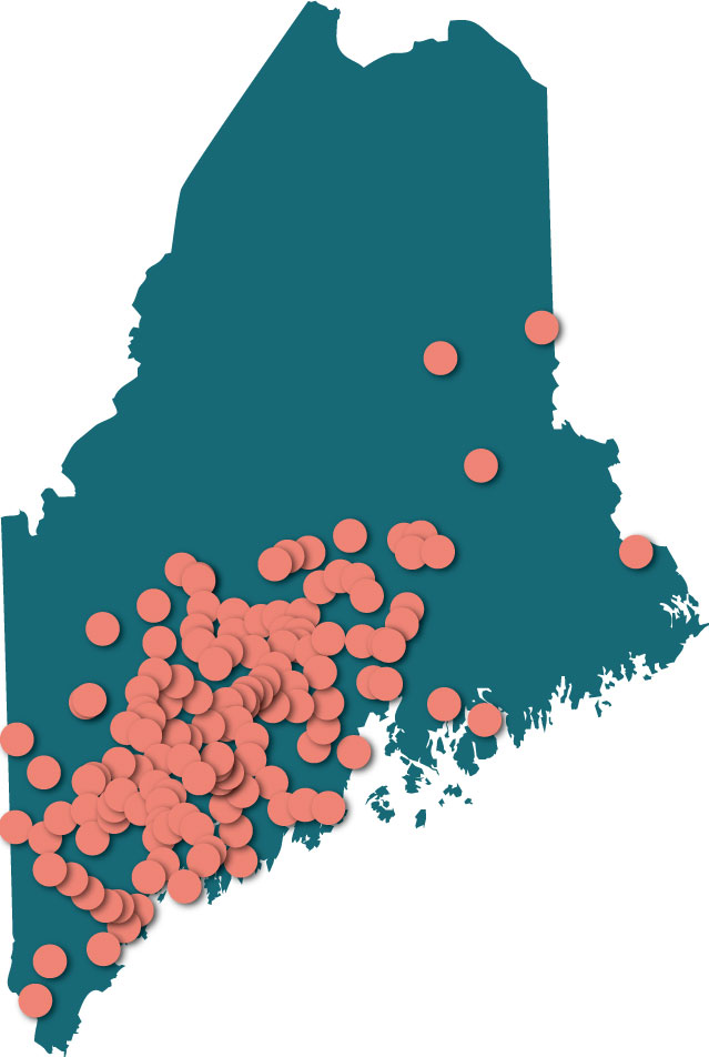 Christmas Program Impact Map for 2023