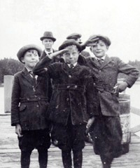 Boys at the early Maine Children's Home