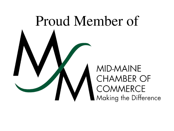 mid maine chamber sticker