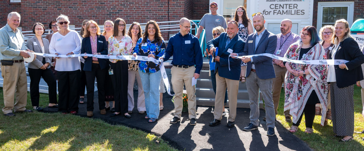 grand opening of Center for Families at Maine Children's Home